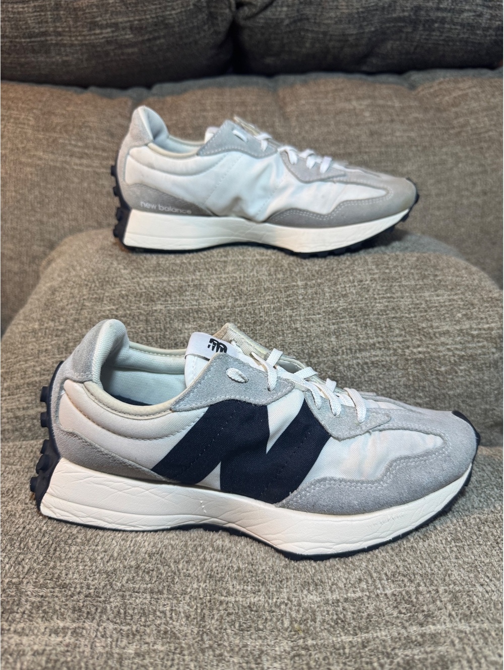 New Balance 327 Sea Salt Black Lifestyle Sneakers - Size US Women’s 8.5 /Men’s 7